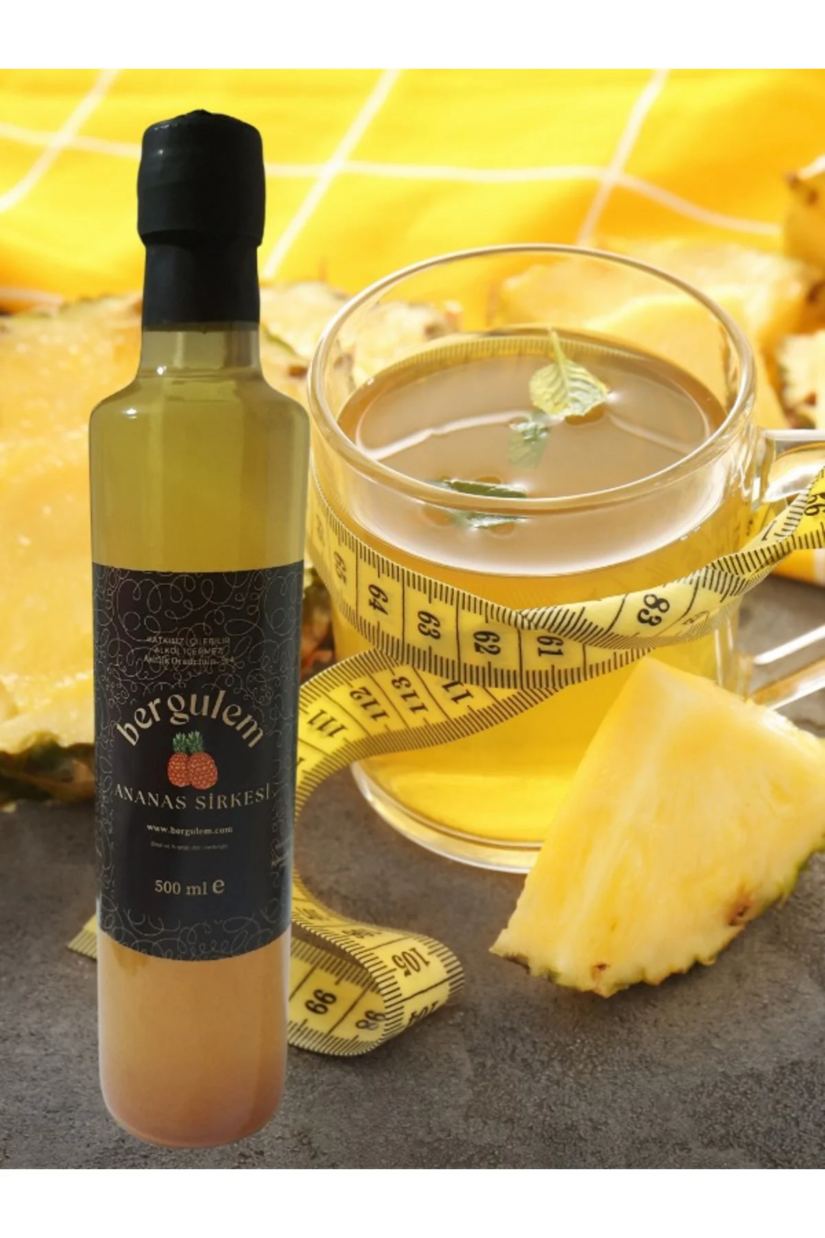 Bergulem Ananas Sirkesi 500 ml