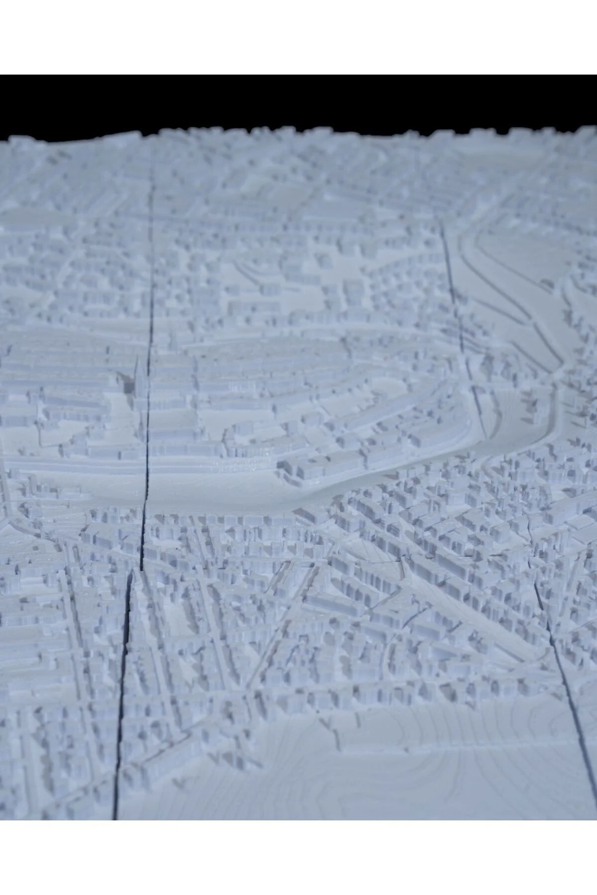 Bern Üç Boyutlu Şehir Silüeti Dekoratif Minimalist Duvar Tablosu İsviçre Bern Tablo 15CM