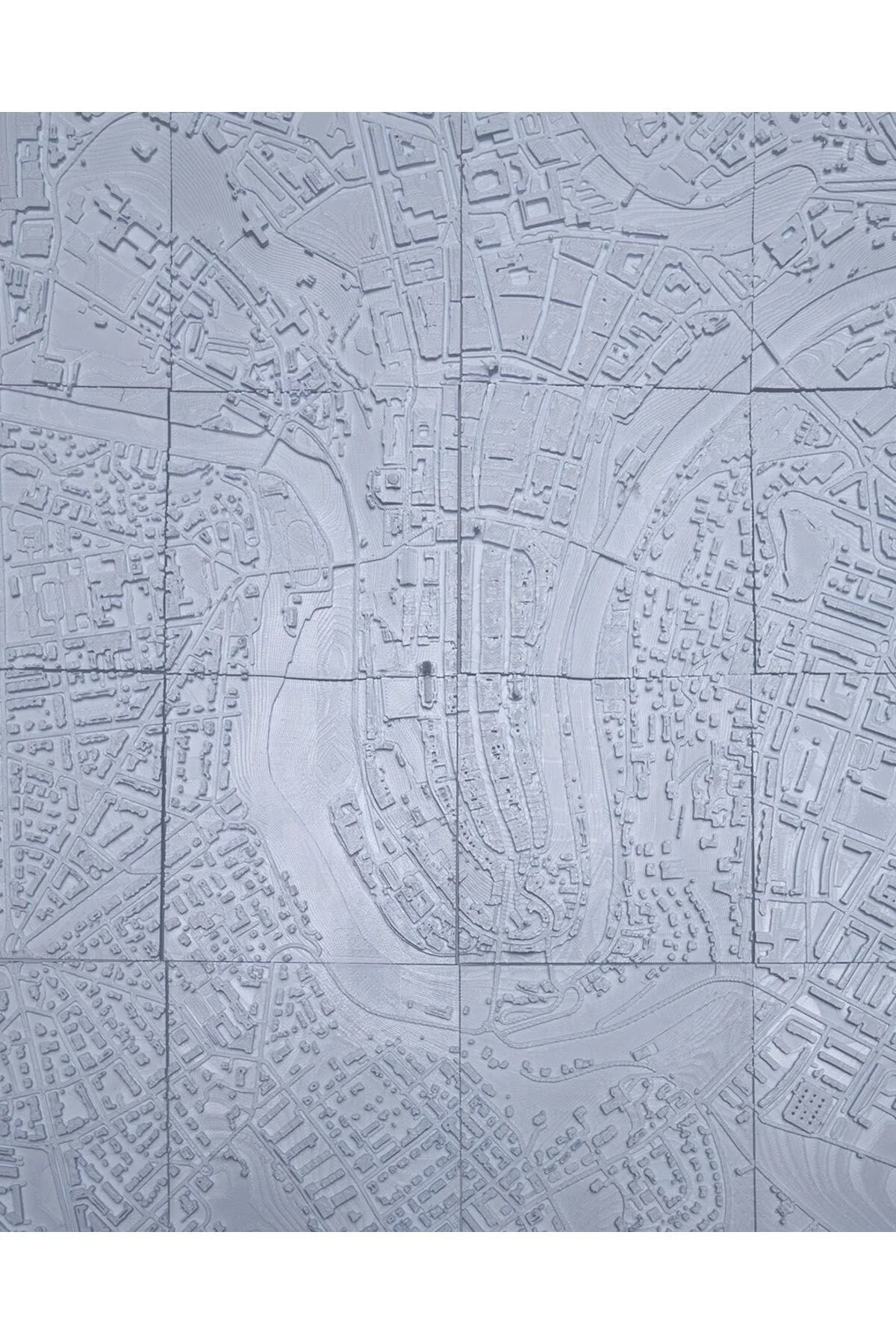 Bern Üç Boyutlu Şehir Silüeti Dekoratif Minimalist Duvar Tablosu İsviçre Bern Tablo 15CM