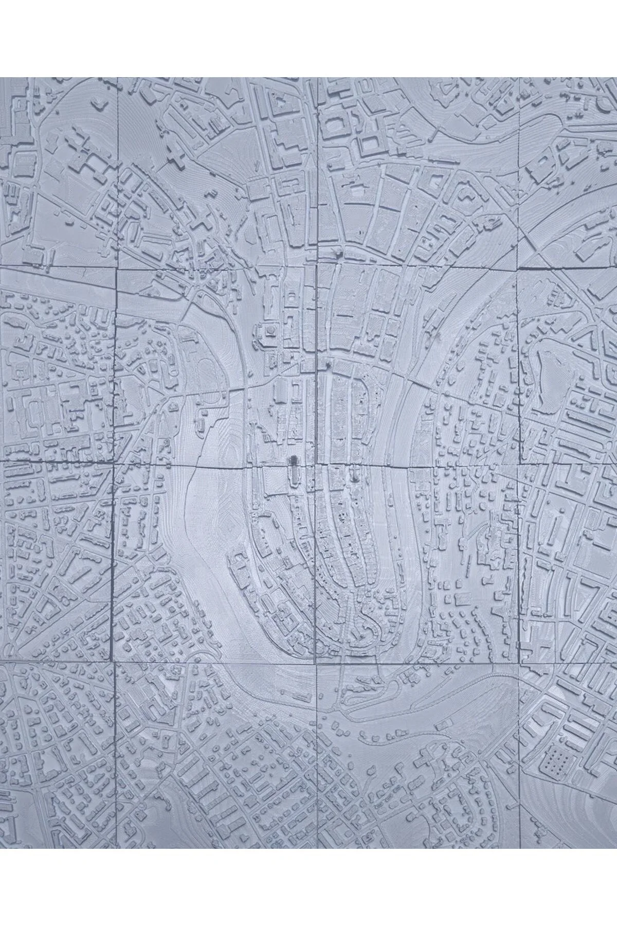 Bern Üç Boyutlu Şehir Silüeti Dekoratif Minimalist Duvar Tablosu İsviçre Bern Tablo 15CM