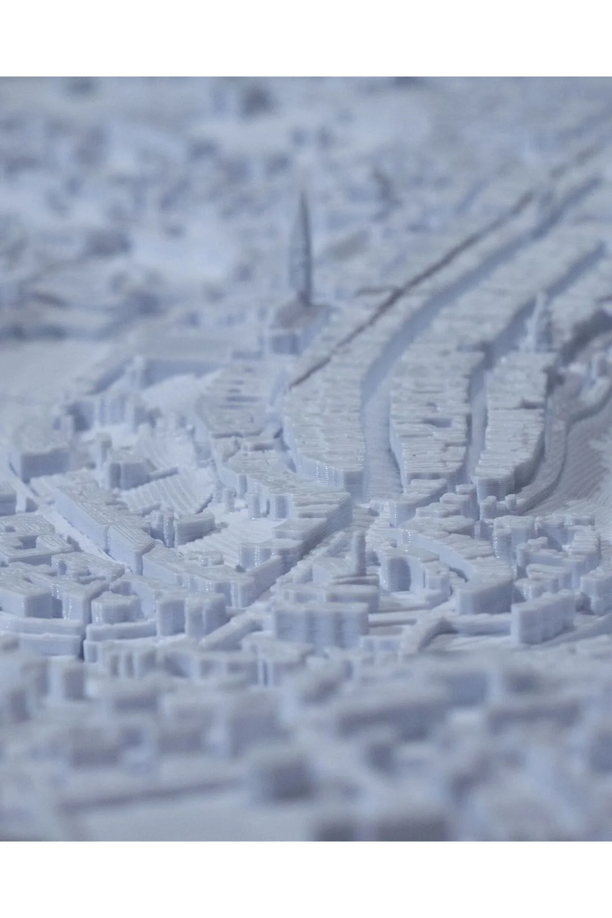 Bern Üç Boyutlu Şehir Silüeti Dekoratif Minimalist Duvar Tablosu İsviçre Bern Tablo 15CM