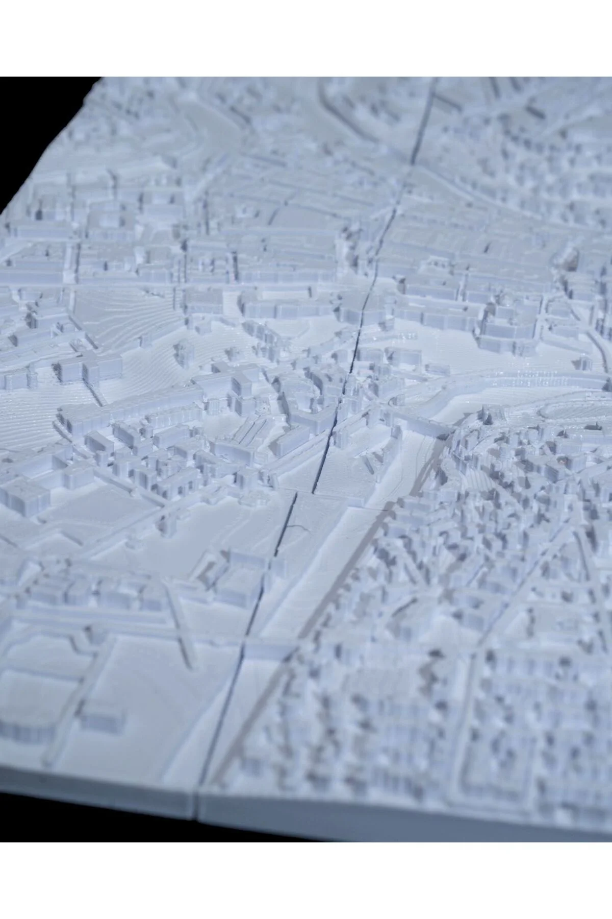 Bern Üç Boyutlu Şehir Silüeti Dekoratif Minimalist Duvar Tablosu İsviçre Bern Tablo 15CM