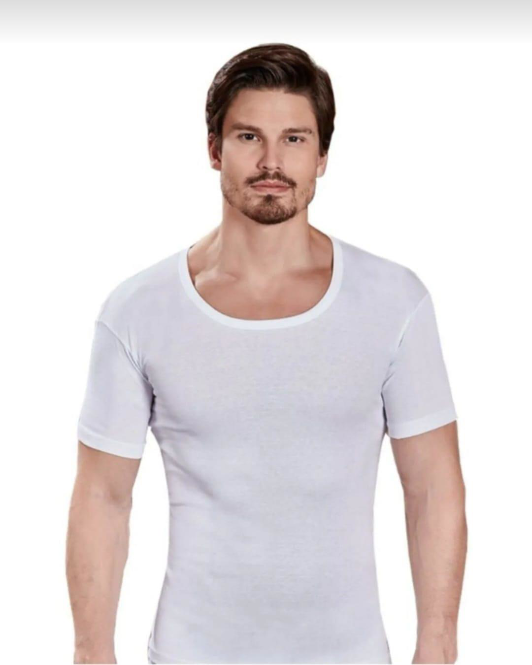 BERRAK 1002 ERKEK KISA KOL BİSİKLET YAKA ATLET 6 ADET