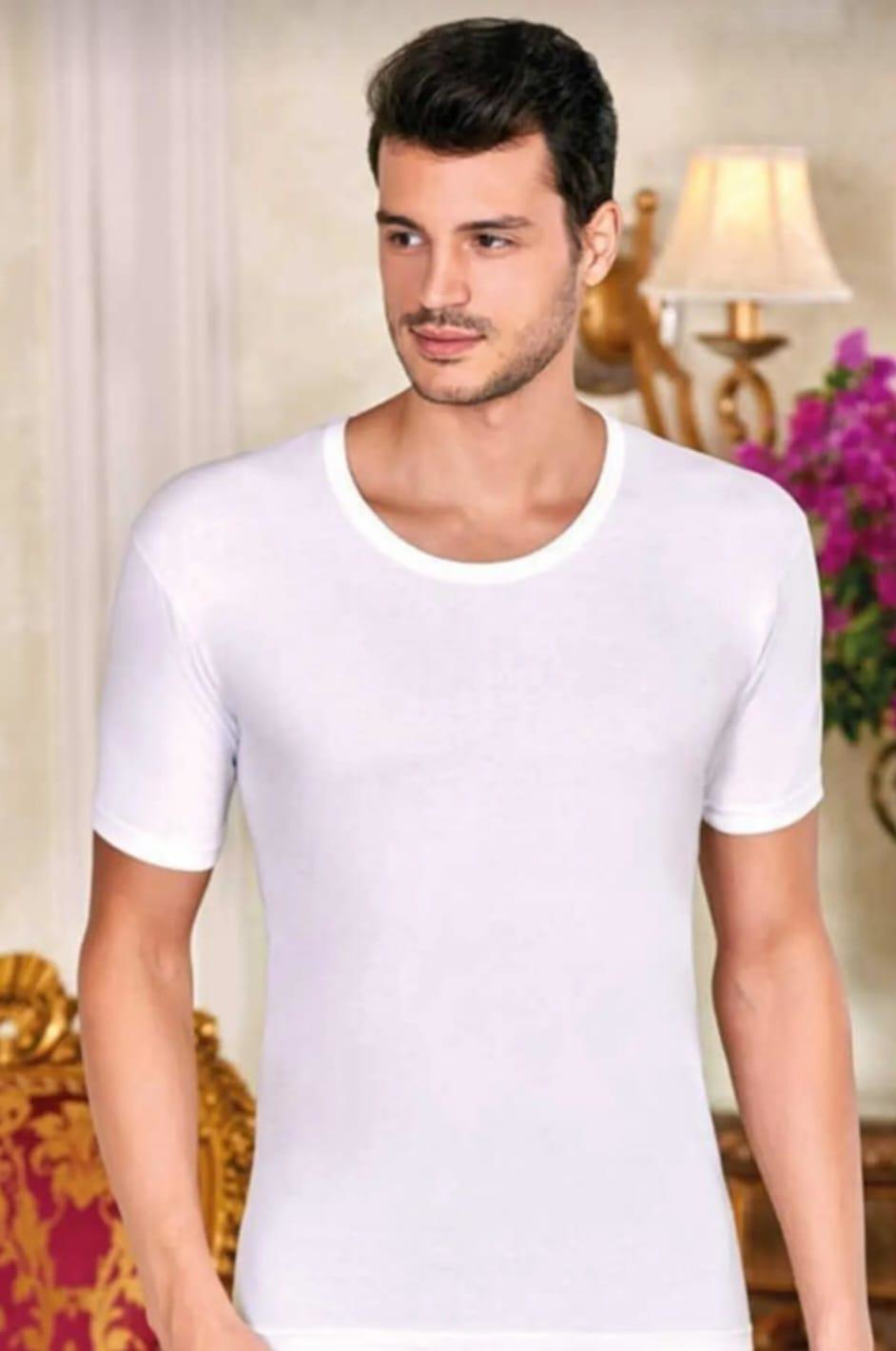 BERRAK 1002 ERKEK KISA KOL BİSİKLET YAKA ATLET 10 ADET