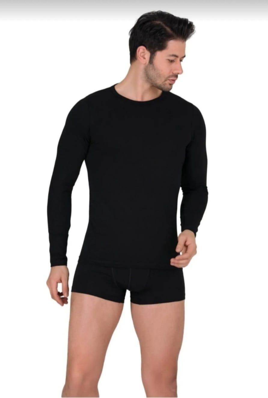 BERRAK 1025 ERKEK ELASTAN UZUN KOL BİSİKLET YAKA ATLET 12 ADET