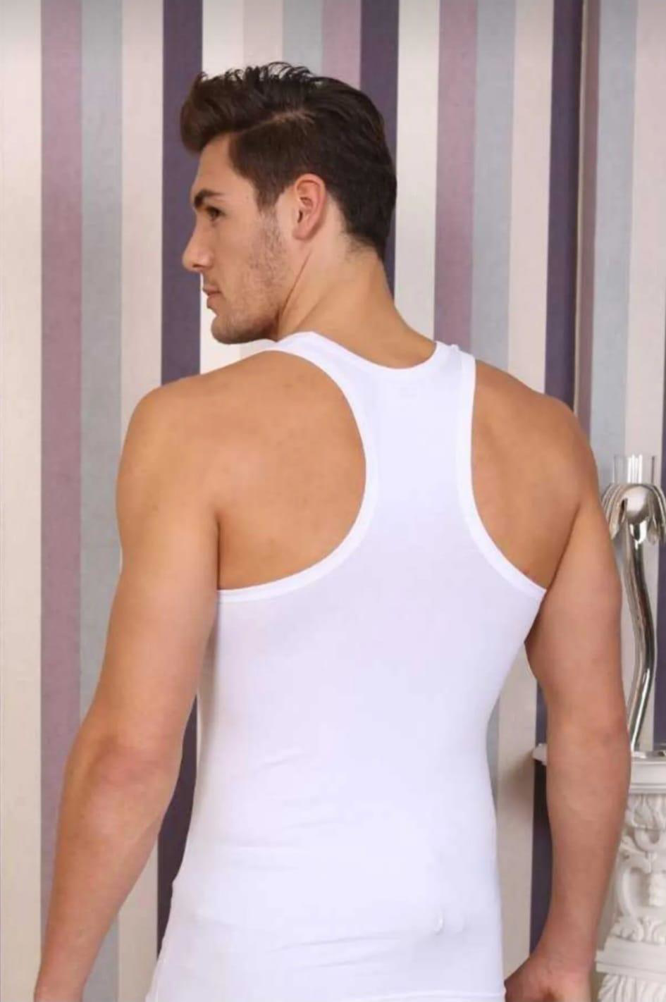 BERRAK 1029 ERKEK SÜPREM LİKRALI SPORCU ATLET 6 ADET