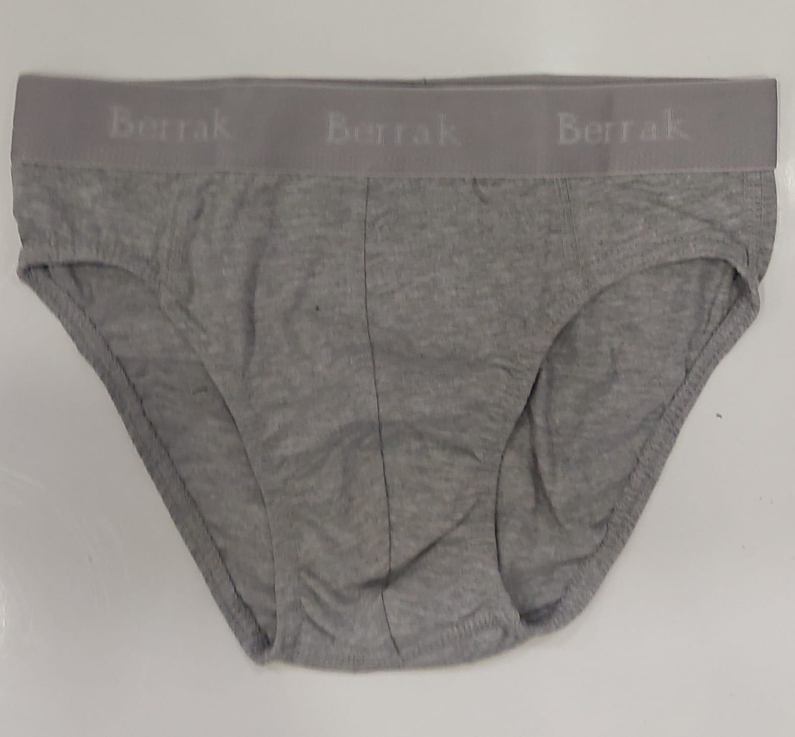 BERRAK 1071 ERKEK BELİ LASTİKLİ SLİP KÜLOT TEKLİ