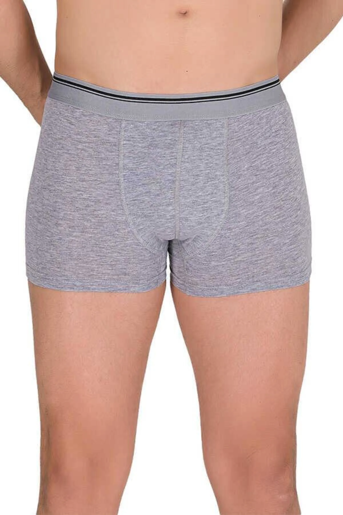 Berrak 1097 Likralı Erkek Boxer Şort GRI