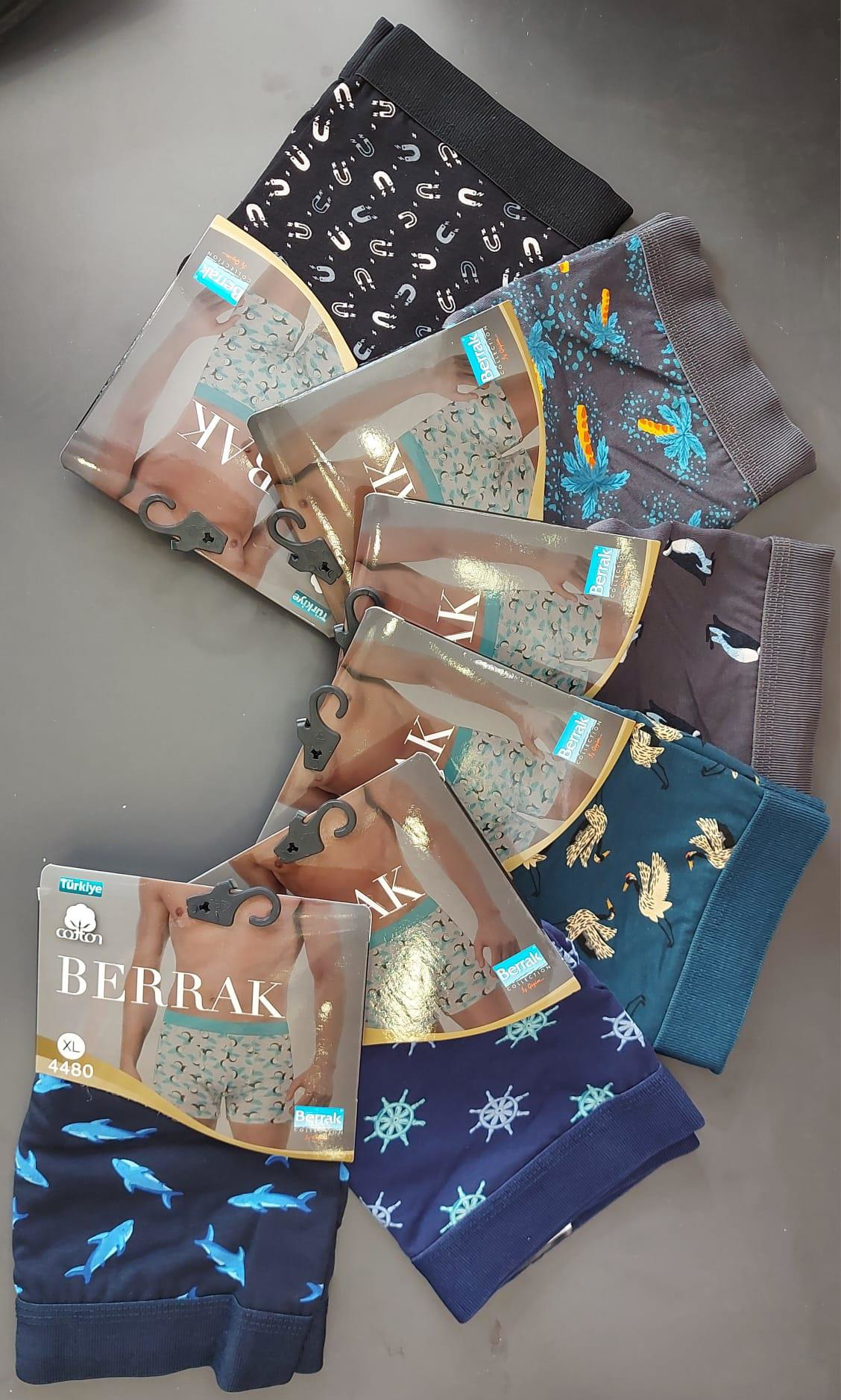 BERRAK 4480 ERKEK PENYE DESENLİ LİKRALI BOXER 10 ADET BERRAK 4480 ERKEK PENYE DESENLİ LİKRALI BOXER 10 ADET