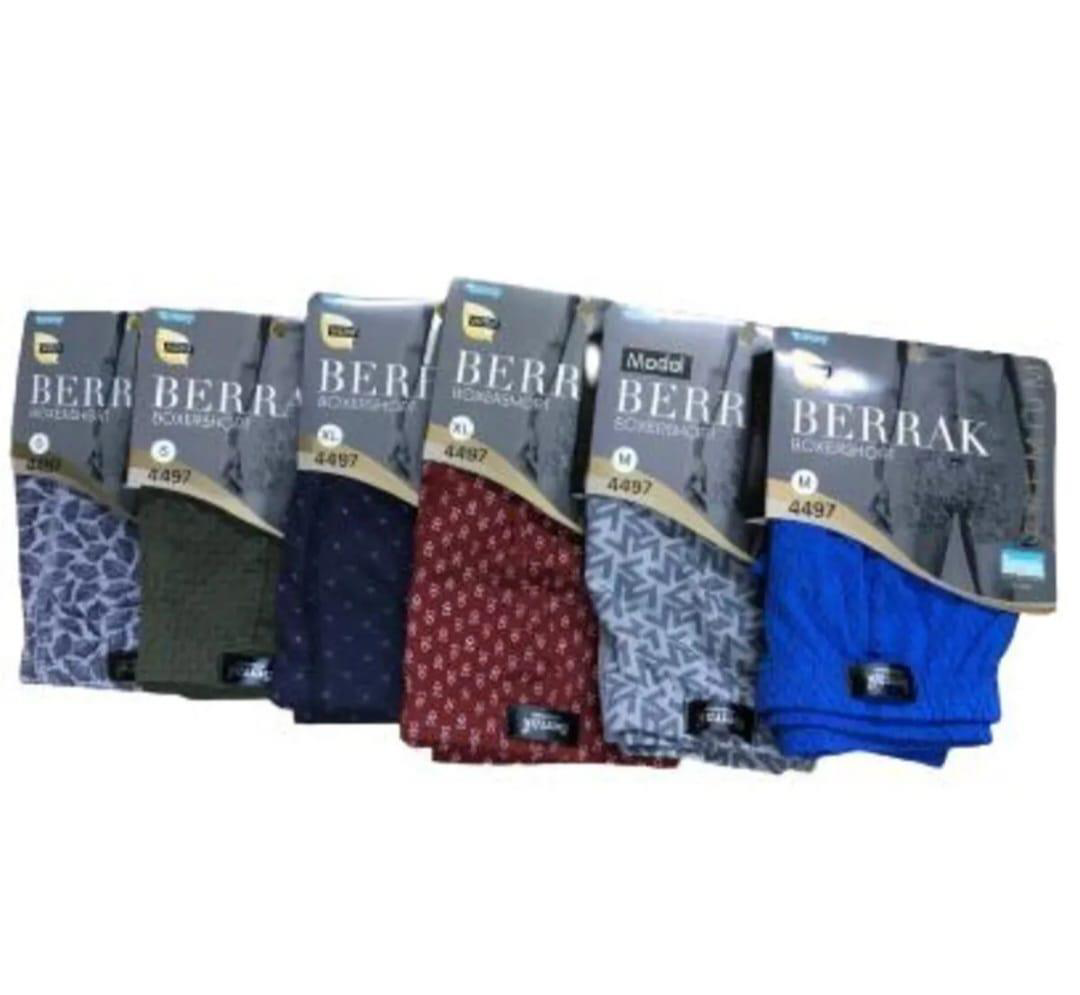 BERRAK 4497 ERKEK MODAL DESENLİ BOXER 6 ADET BERRAK 4497 ERKEK MODAL DESENLİ BOXER 6 ADET