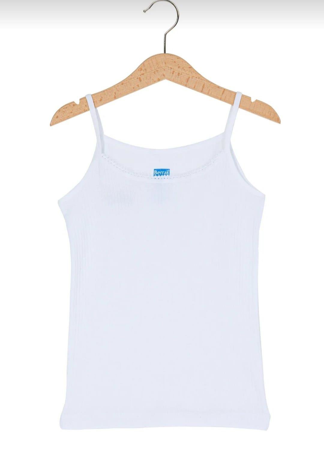 Berrak  6005 Kiz Çocuk Modal İp Askili Atlet 12 Adet