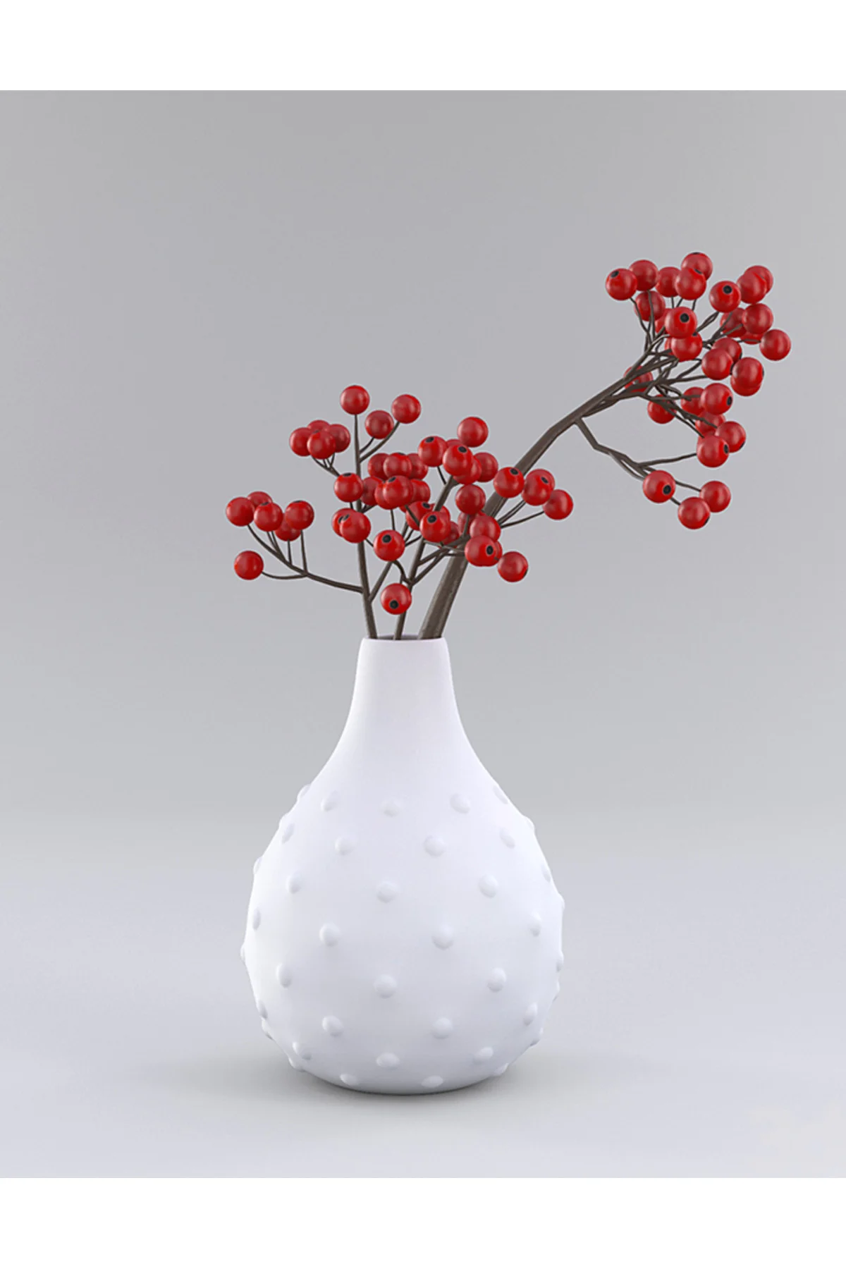 Berry İskandinav Puantiyeli Vazo Büyük Boy 25 CM Dekoratif Sert Plastik İskandinav Vazo Berry İskandinav Puantiyeli Vazo Büyük Boy 25 CM Dekoratif Sert Plastik İskandinav Vazo