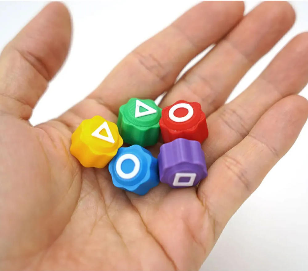 Beş Taş Oyunu Game Renkli Gonggi Beş Taş Seti