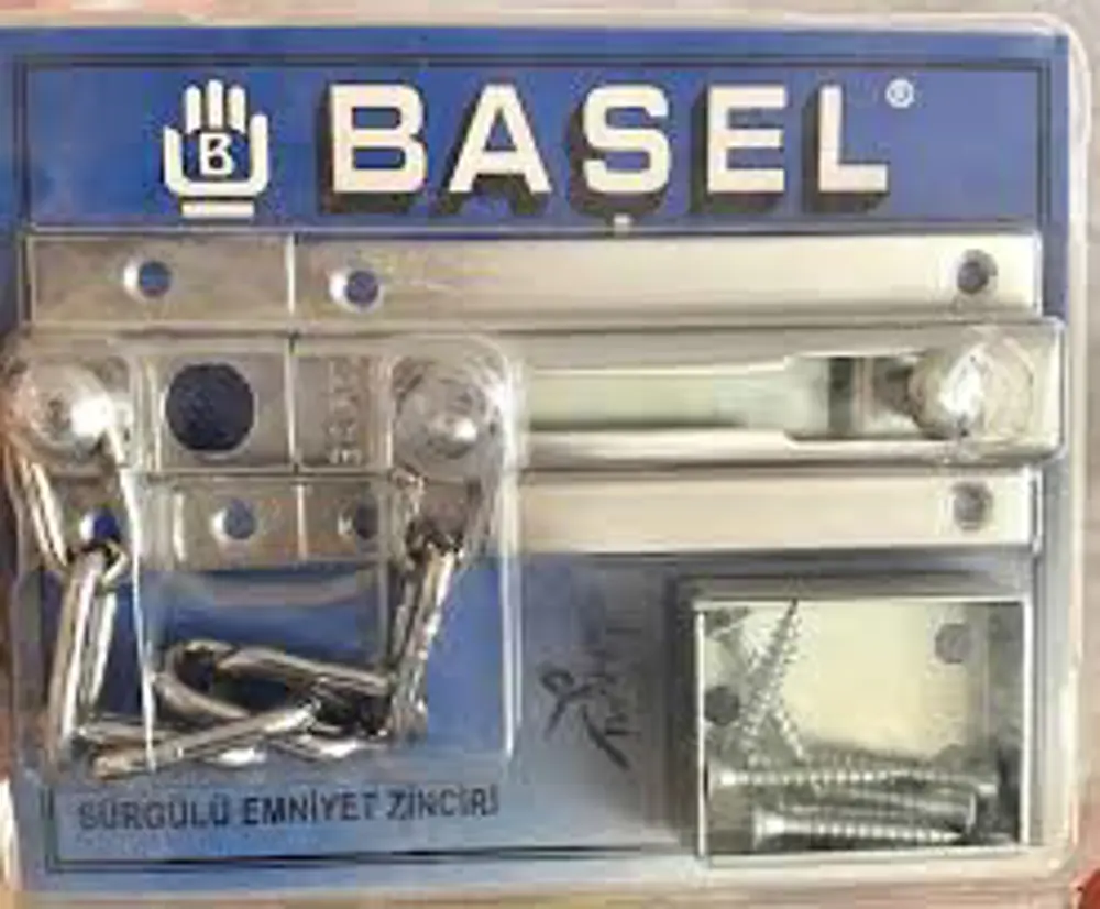 Beşel Emniyet Zinciri Sürgülü Saten Kaplama