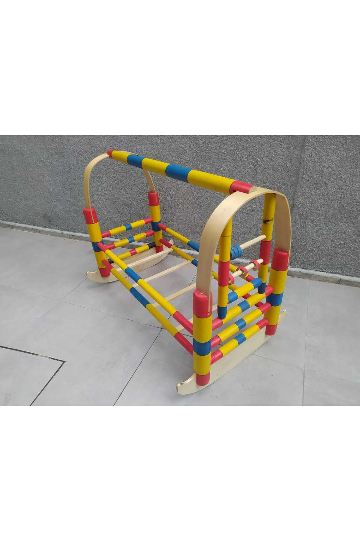 Beşik Bebek 18202 NATÜRE Hamak Hafif Sağlam Doğal Demonte Renkli Sallanır El Yapı Beşik Bebek 18202 NATÜRE Hamak Hafif Sağlam Doğal Demonte Renkli Sallanır El Yapı - Görsel 2