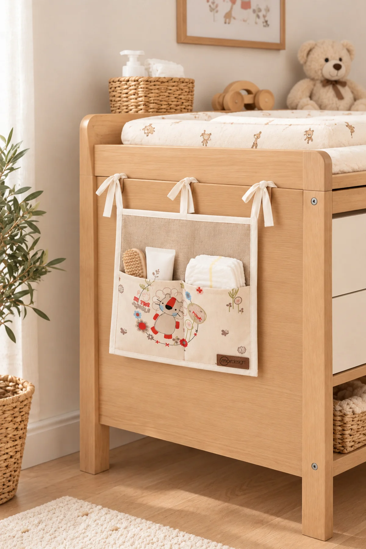 Beşik Kenarı Bağlamalı Organizer, Bebek Arabası Askılı Düzenleyici, Pratik Askı Stil Animal Seri Organizer Beşik Kenarı Bağlamalı Organizer, Bebek Arabası Askılı Düzenleyici, Pratik Askı Stil Animal Seri Organizer - Görsel 5
