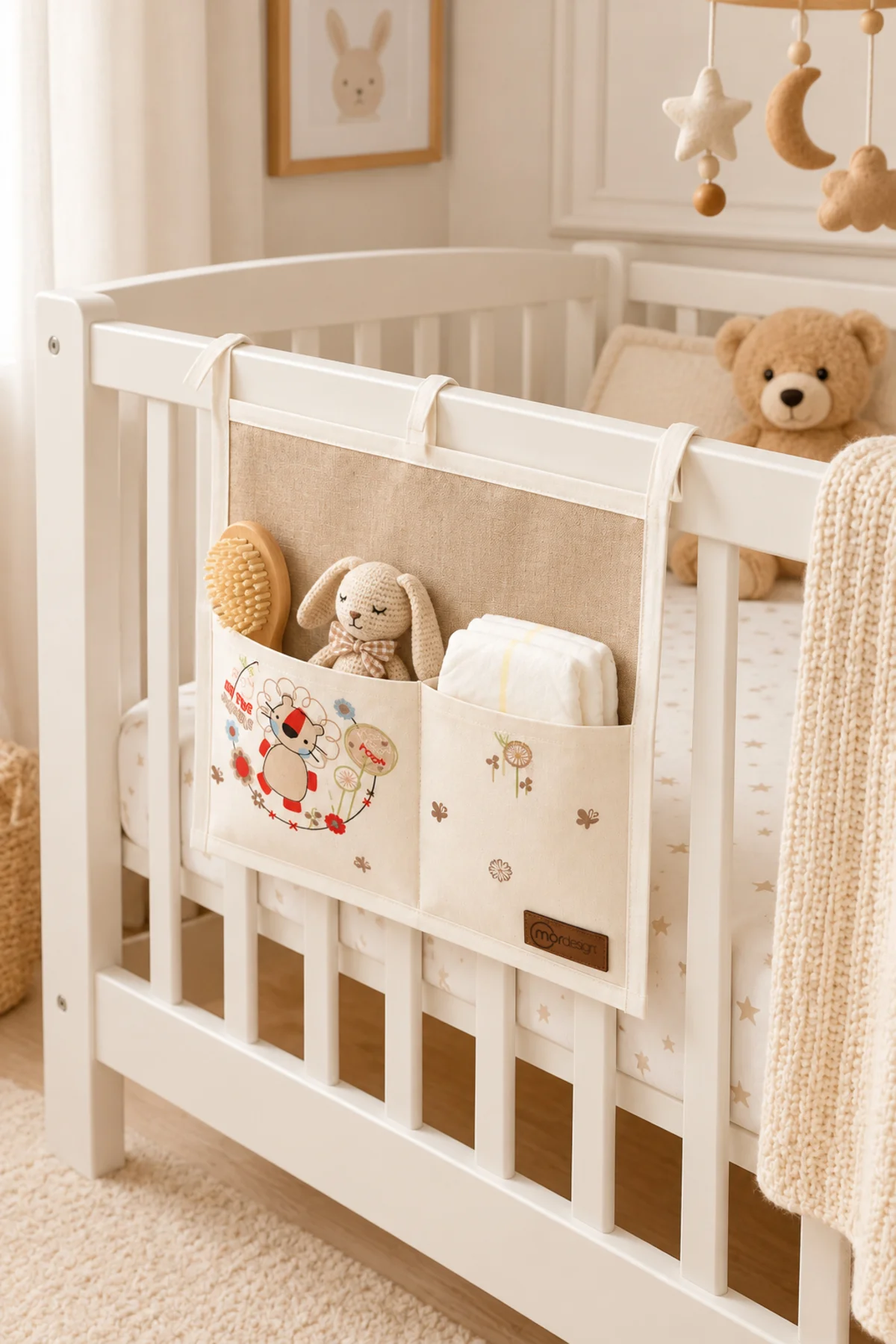 Beşik Kenarı Bağlamalı Organizer, Bebek Arabası Askılı Düzenleyici, Pratik Askı Stil Animal Seri Organizer Beşik Kenarı Bağlamalı Organizer, Bebek Arabası Askılı Düzenleyici, Pratik Askı Stil Animal Seri Organizer