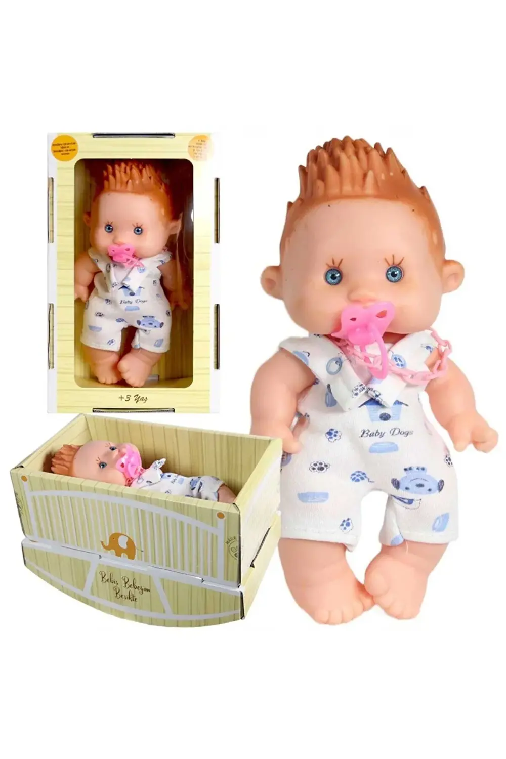 Beşikte Ağlayan Emzikli Bebek