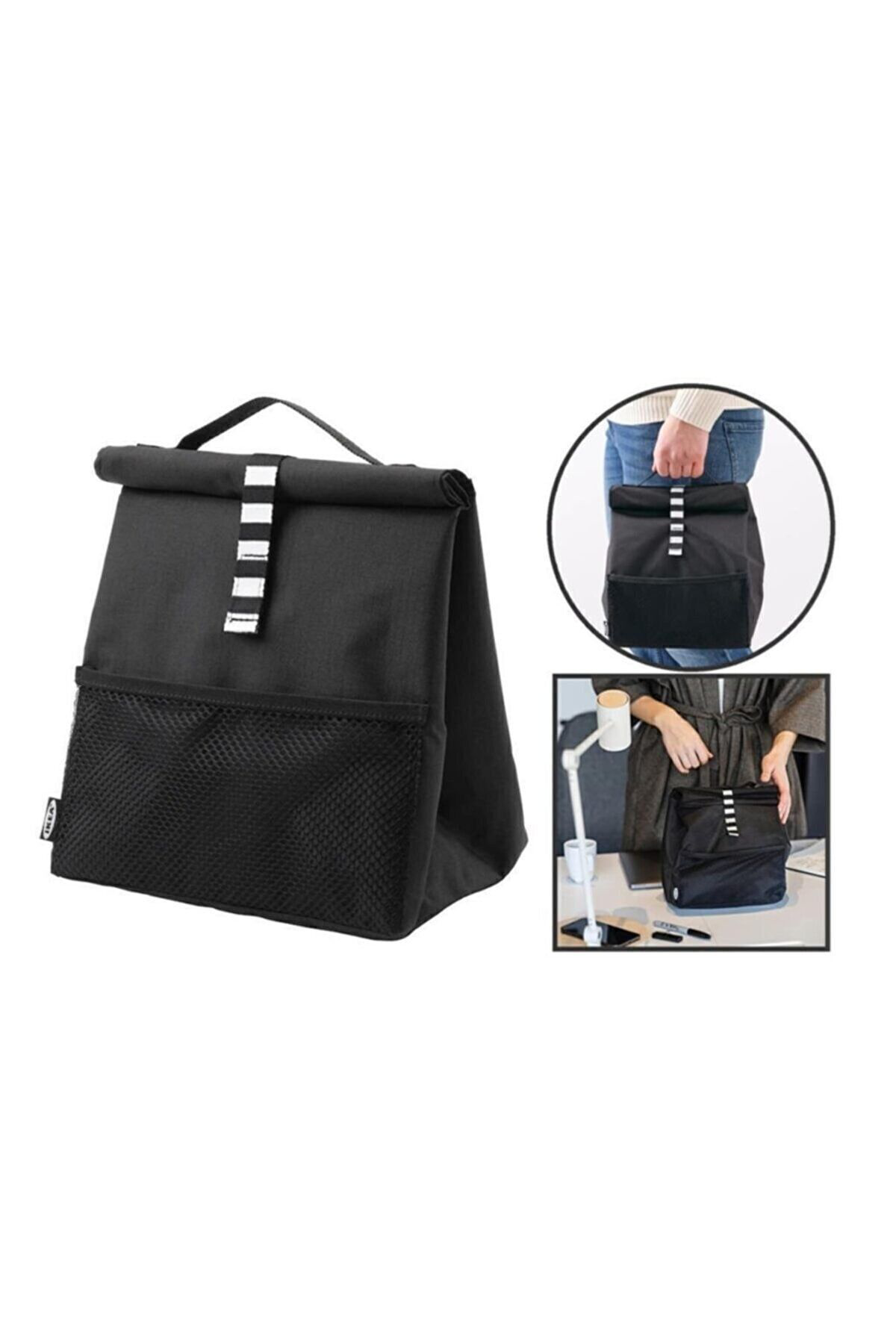 İkea Besleme Çantasi Orjinal Yemek Taşima Çantasi Siyah Renk