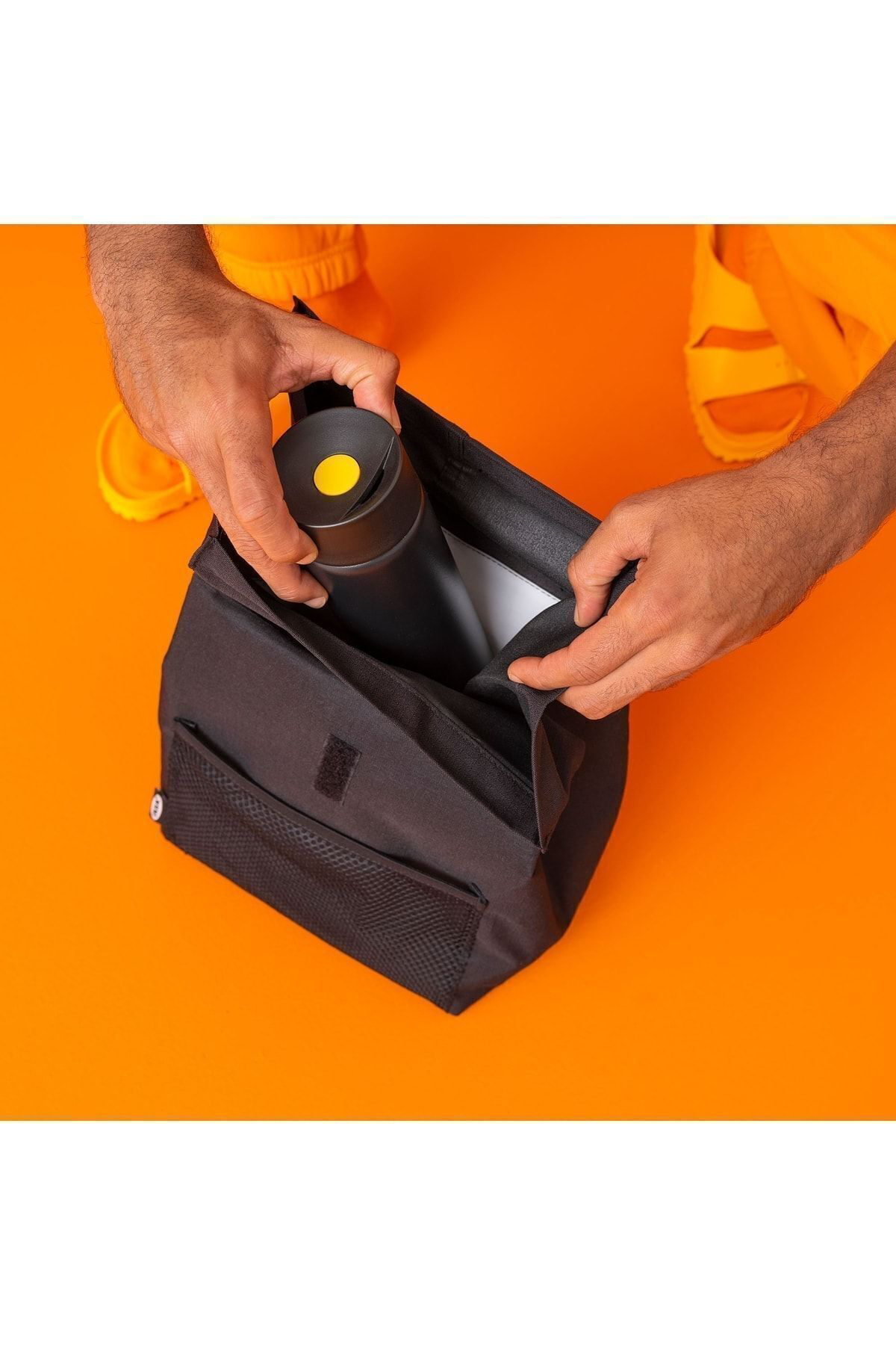 İkea Besleme Çantasi Orjinal Yemek Taşima Çantasi Siyah Renk