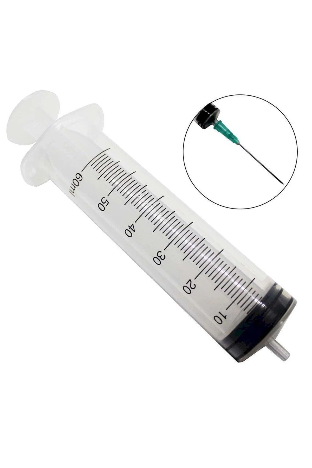 Beslenme Enjektörü Katater Enjektör Çam Uçlu Steril 3 Parçalı 50m