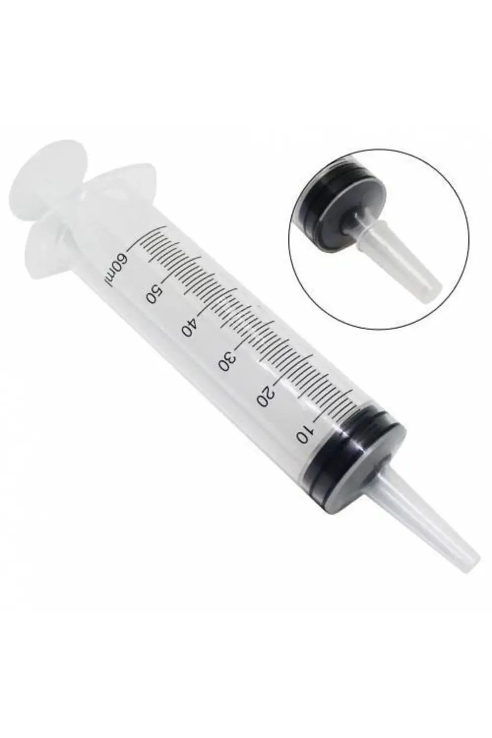 Beslenme Enjektörü Katater Enjektör Çam Uçlu Steril 3 Parçalı 50m