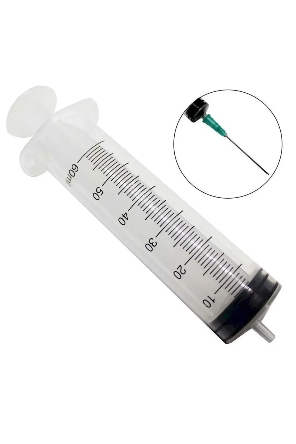 Beslenme Enjektörü Katater Enjektör Çam Uçlu Steril 3 Parçalı 50m