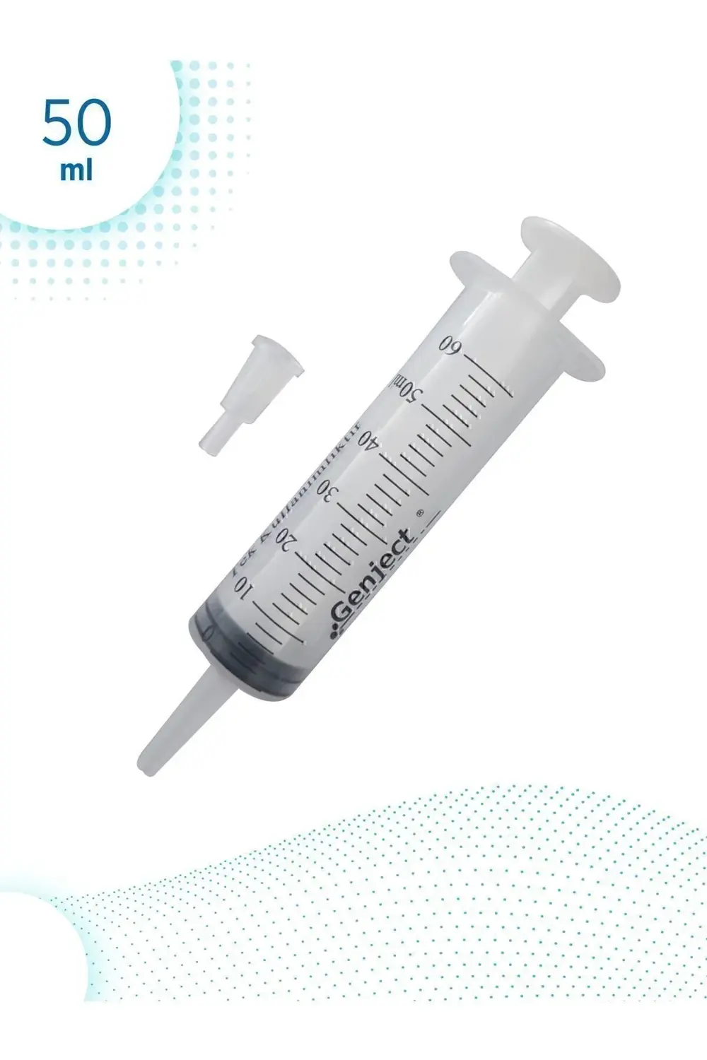 Beslenme Katater Enjektörü & Çam Uçlu Şırınga 50 mL ( 60'lı)