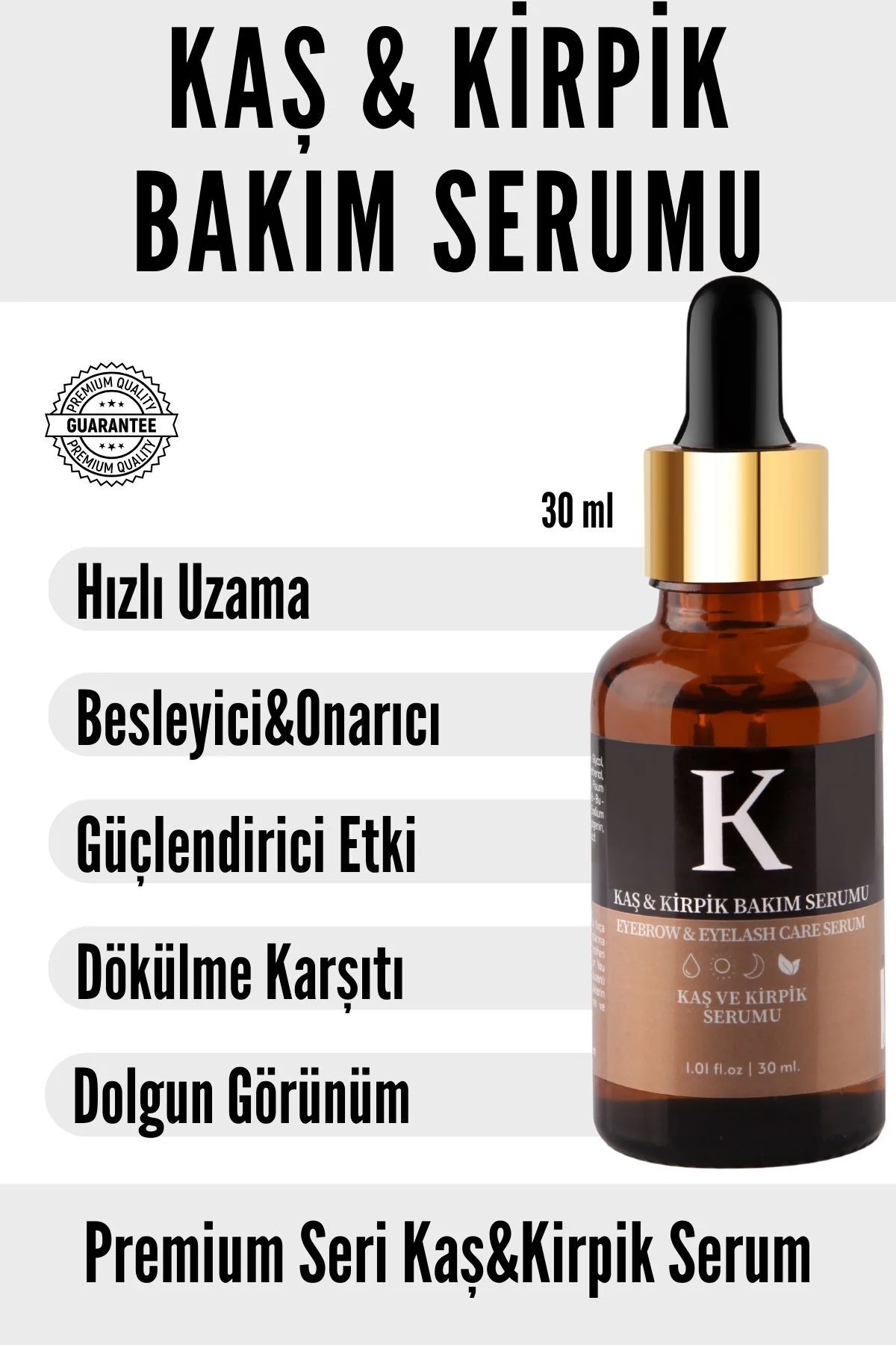 Besleyici, Canlandırıcı Kaş Kirpik Serumu ( Dökülme Karşıtı Serum