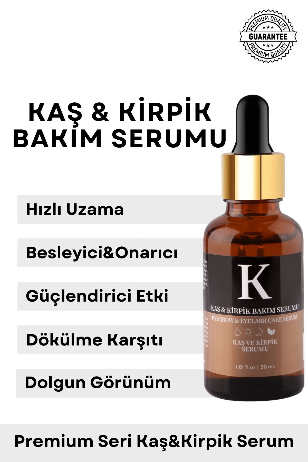 Besleyici, Canlandırıcı Kaş Kirpik Serumu ( Dökülme Karşıtı Serum