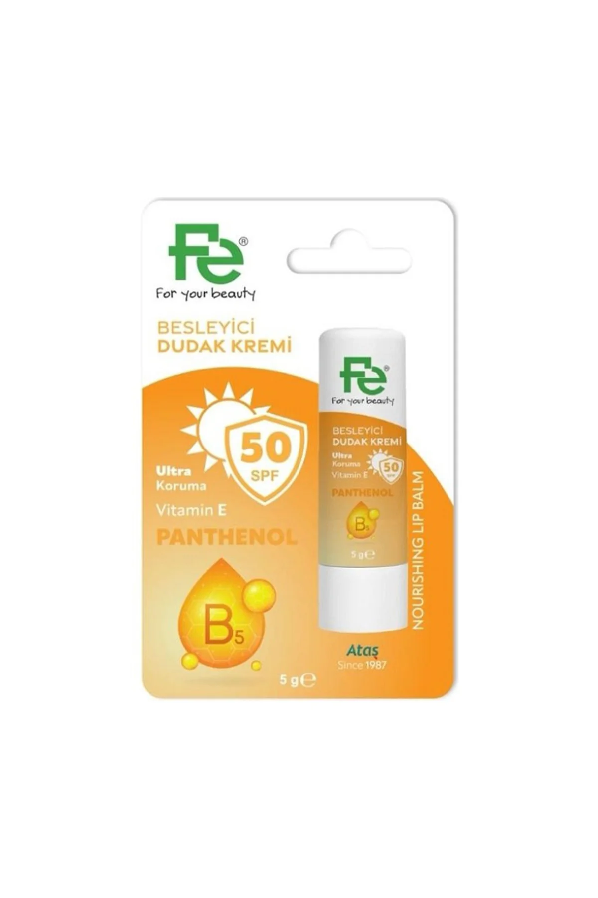 Besleyici Dudak Kremi SPF50 Panthenol 5gr
