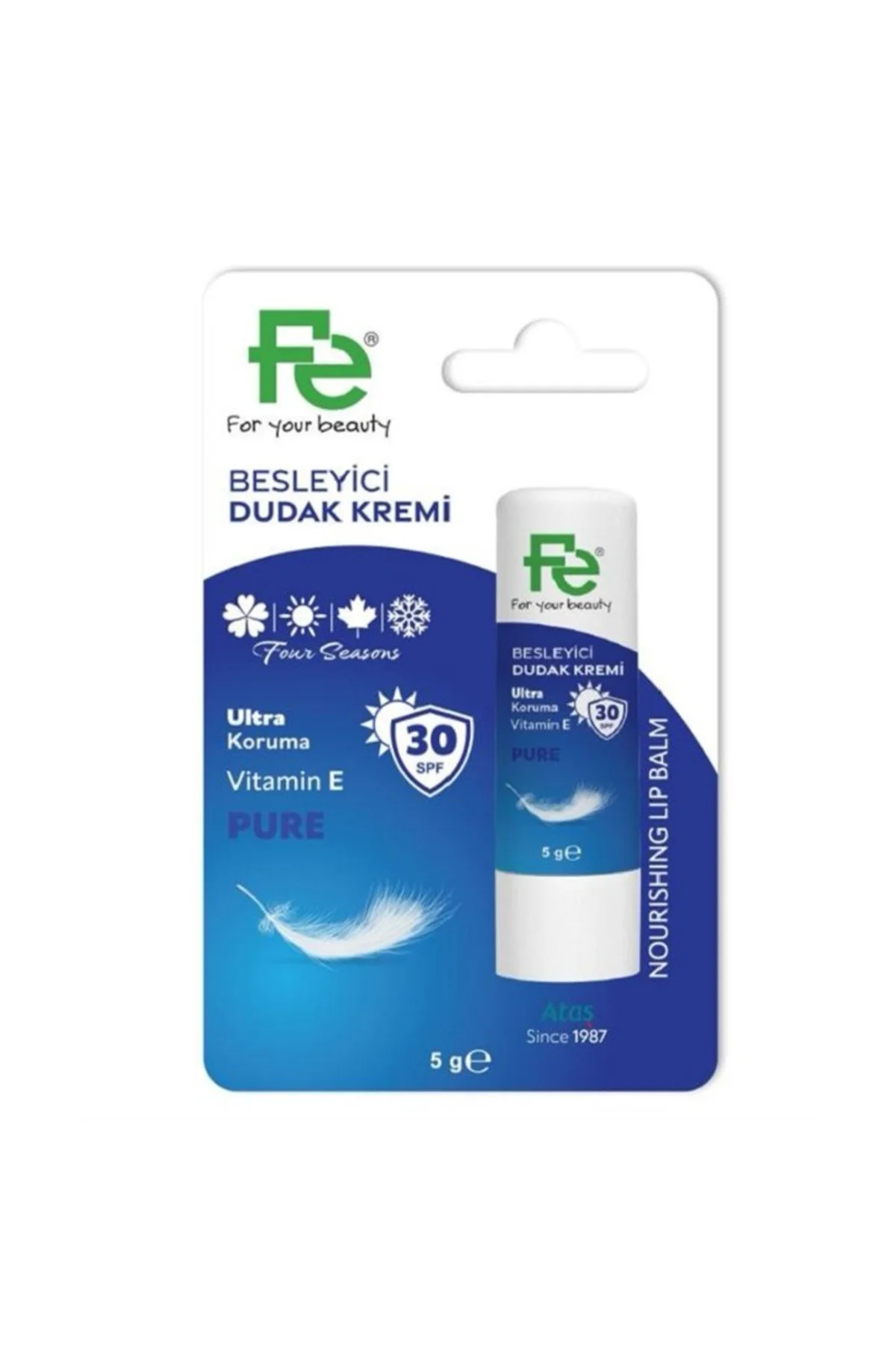 Besleyici Dudak Kremi SPF30 Pure 5gr