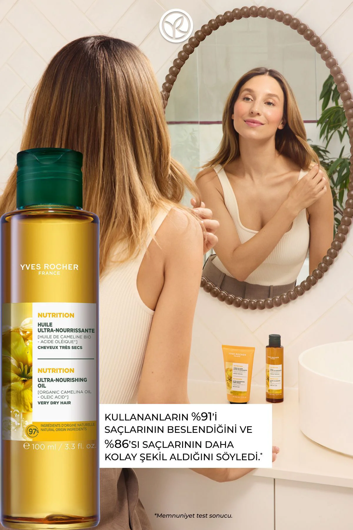 Besleyici Kamelina Bakım Yağı- Kuru/ Çok Kuru Saçlar/ Nutrition-4