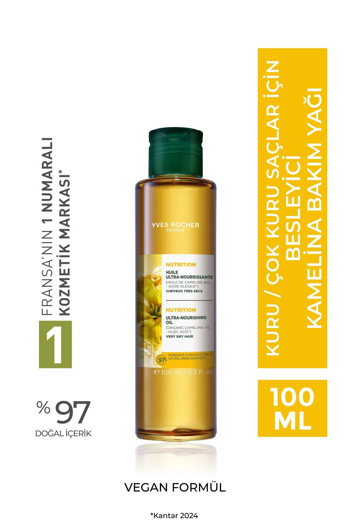Besleyici Kamelina Bakım Yağı- Kuru/ Çok Kuru Saçlar/ Nutrition-4