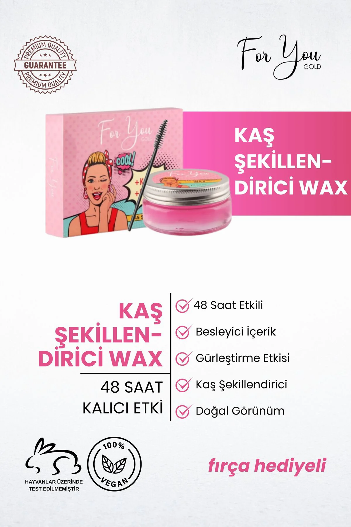 Besleyici Kaş Şekillendirici& Sabitleyici Wax (EYEBROWN SHAPER WA