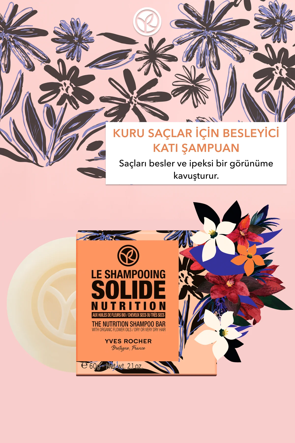 Besleyici Katı Şampuan - Kuru Saçlar / Nutrition- SLS,SLES içerme
