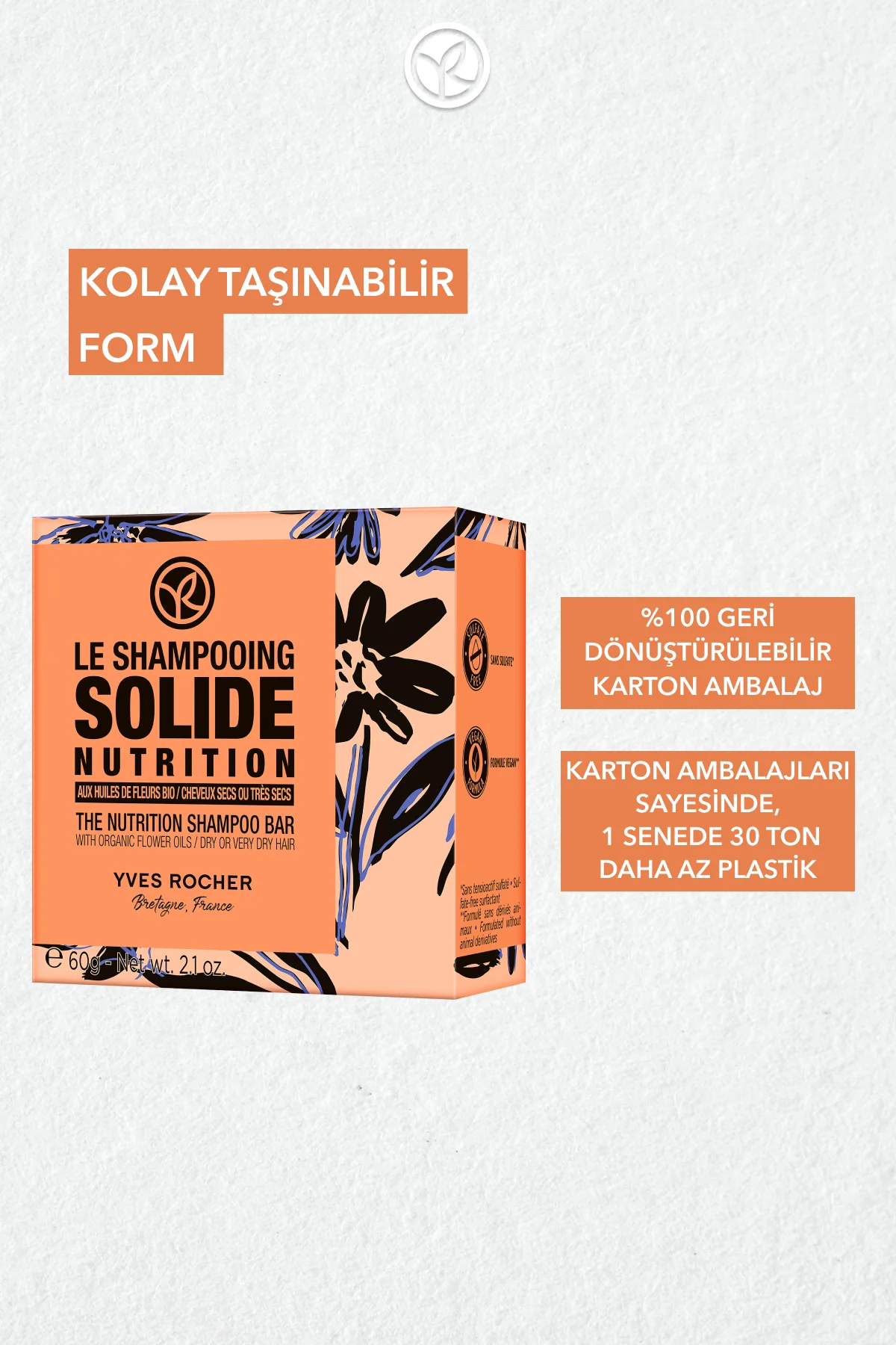 Besleyici Katı Şampuan - Kuru Saçlar / Nutrition- SLS,SLES içerme