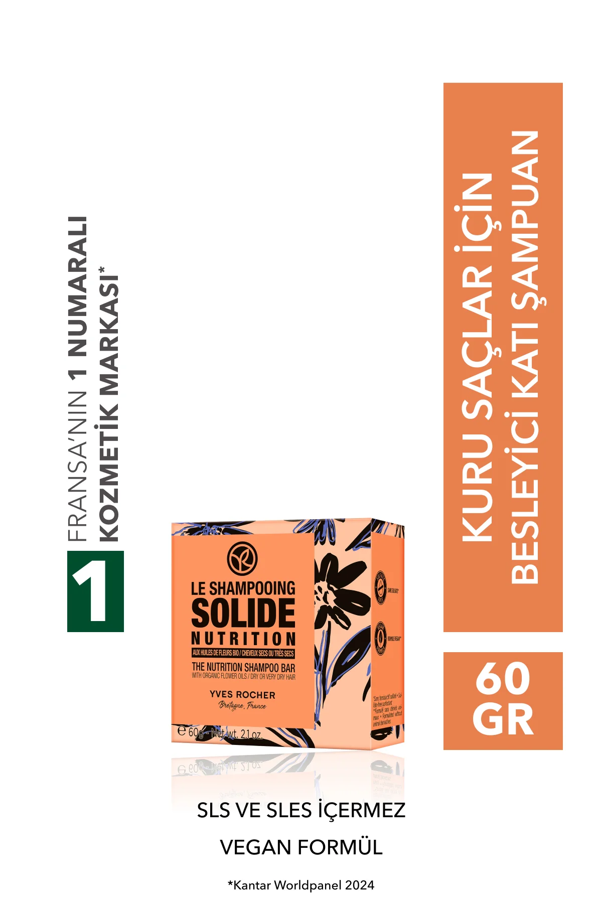 Besleyici Katı Şampuan - Kuru Saçlar / Nutrition- SLS,SLES içerme