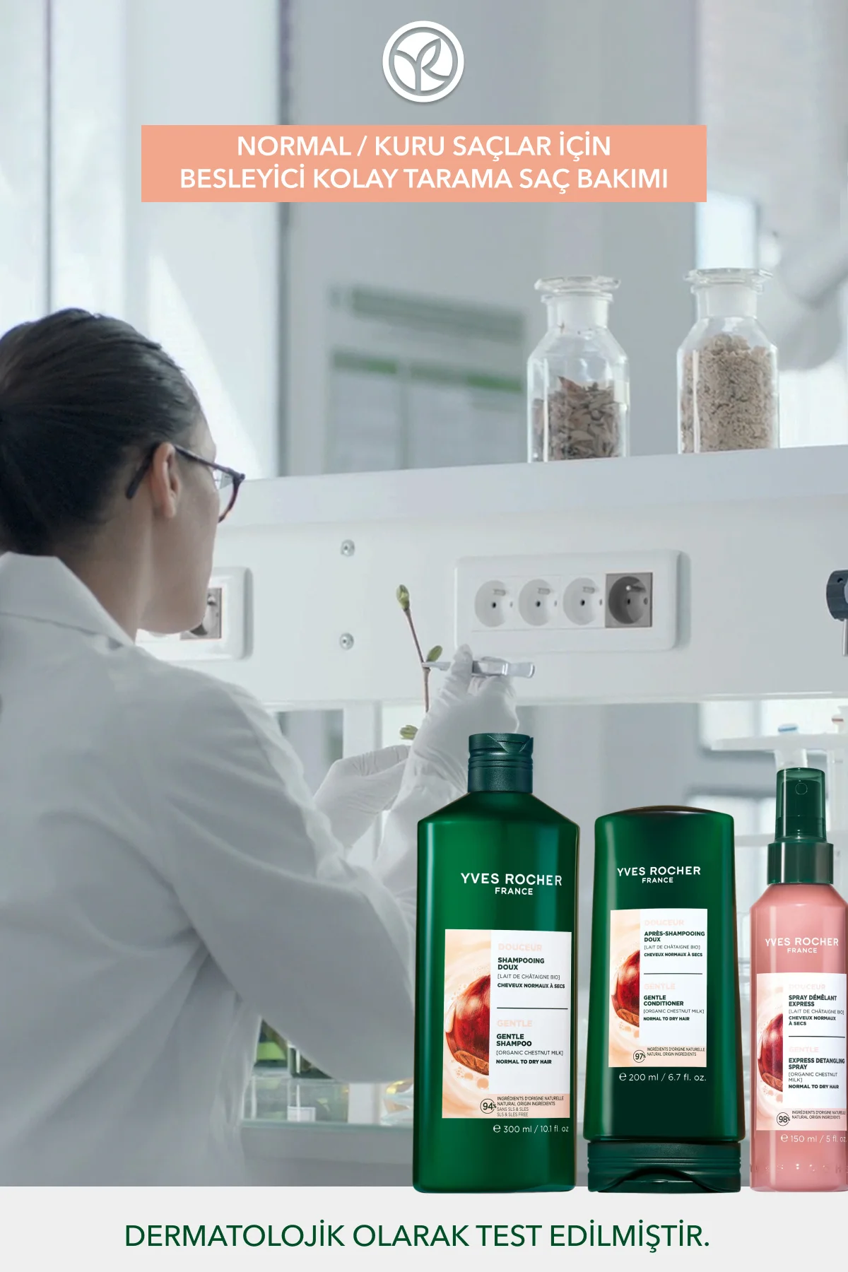 Besleyici Kolay Tarama Saç Kremi - Normal / Kuru Saçlar / Douceur