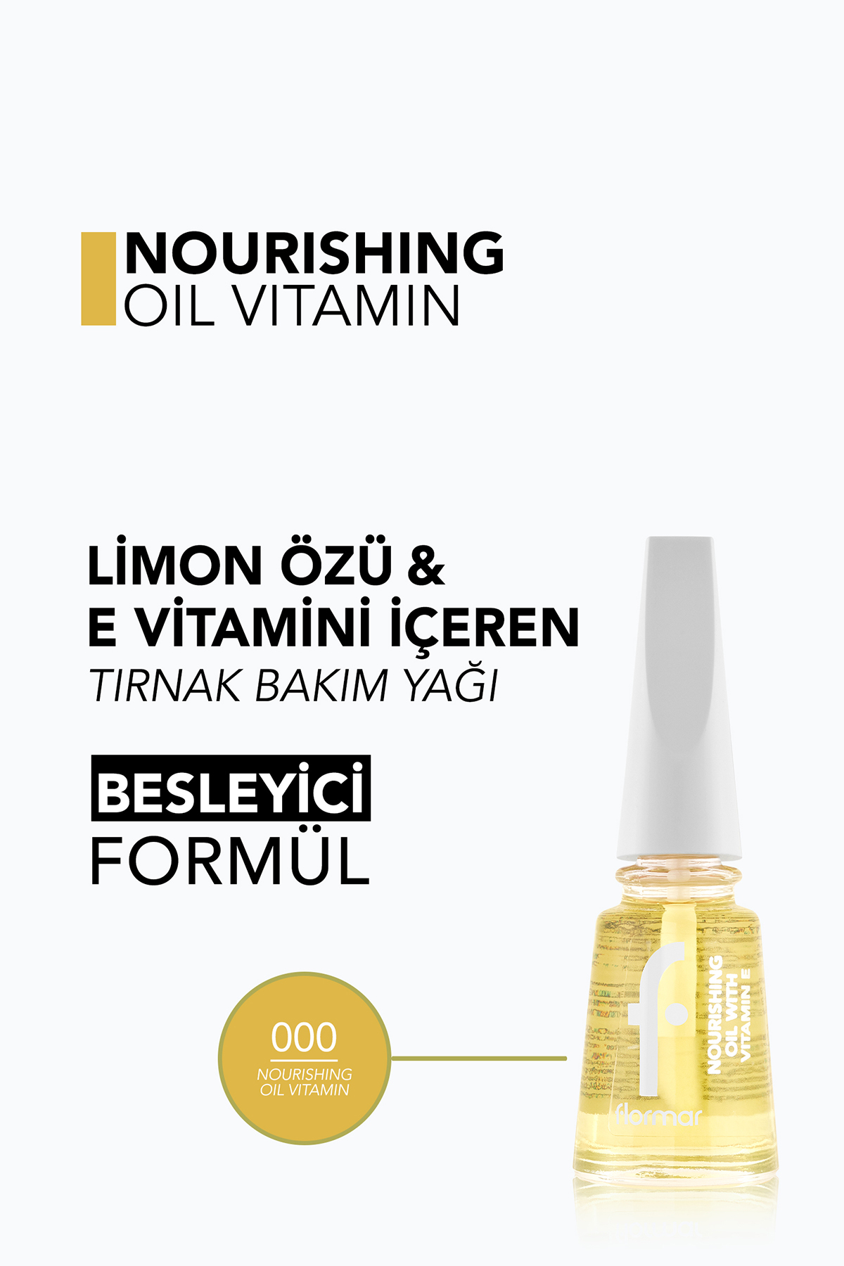 Flormar Besleyici Ve Güçlendirici Tırnak Bakım Yağı - Nourishing Oil Vita