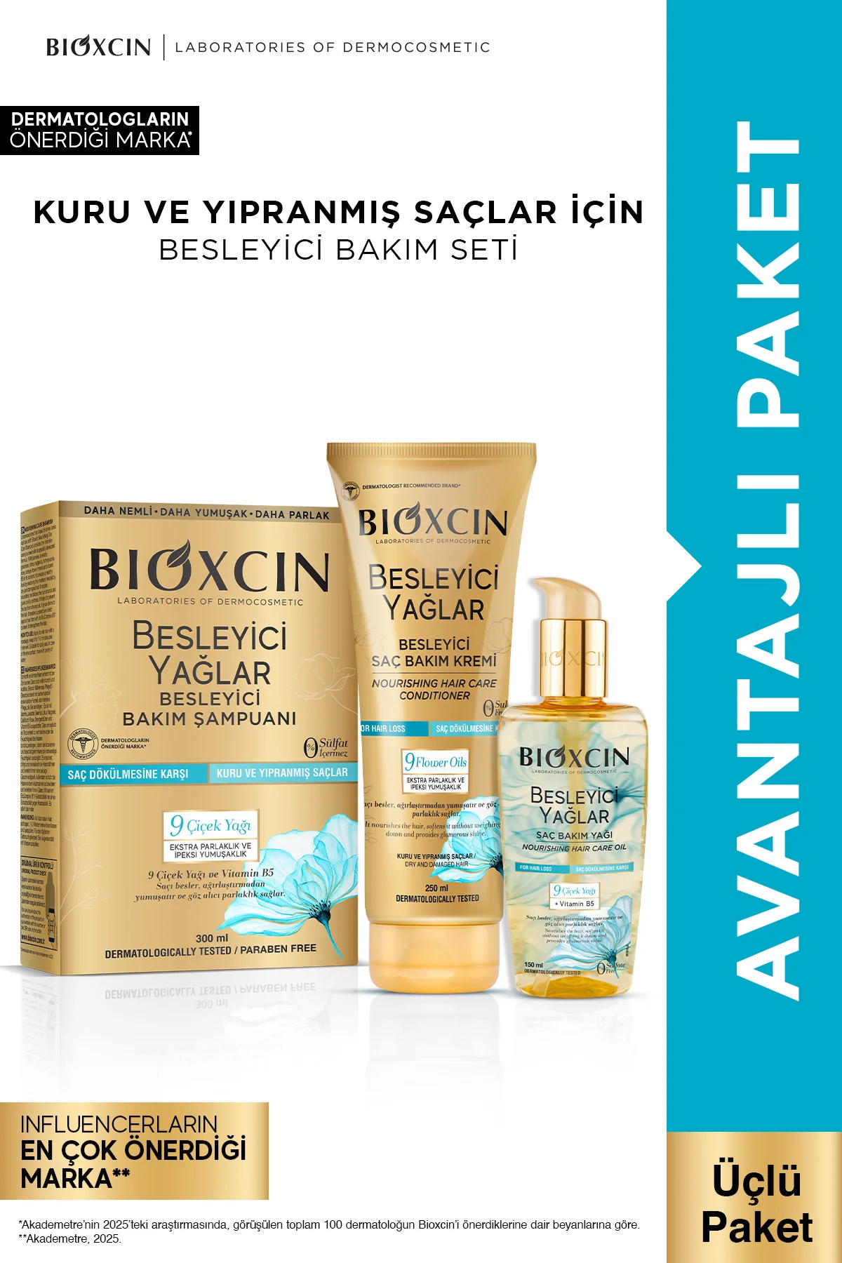 Besleyici Yağlar Bakım Seti Saç Bakım Yağı 150ml Bakım Şampuanı 300ml Bakım Saç Kremi250 ml Besleyici Yağlar Bakım Seti Saç Bakım Yağı 150ml Bakım Şampuanı 300ml Bakım Saç Kremi250 ml