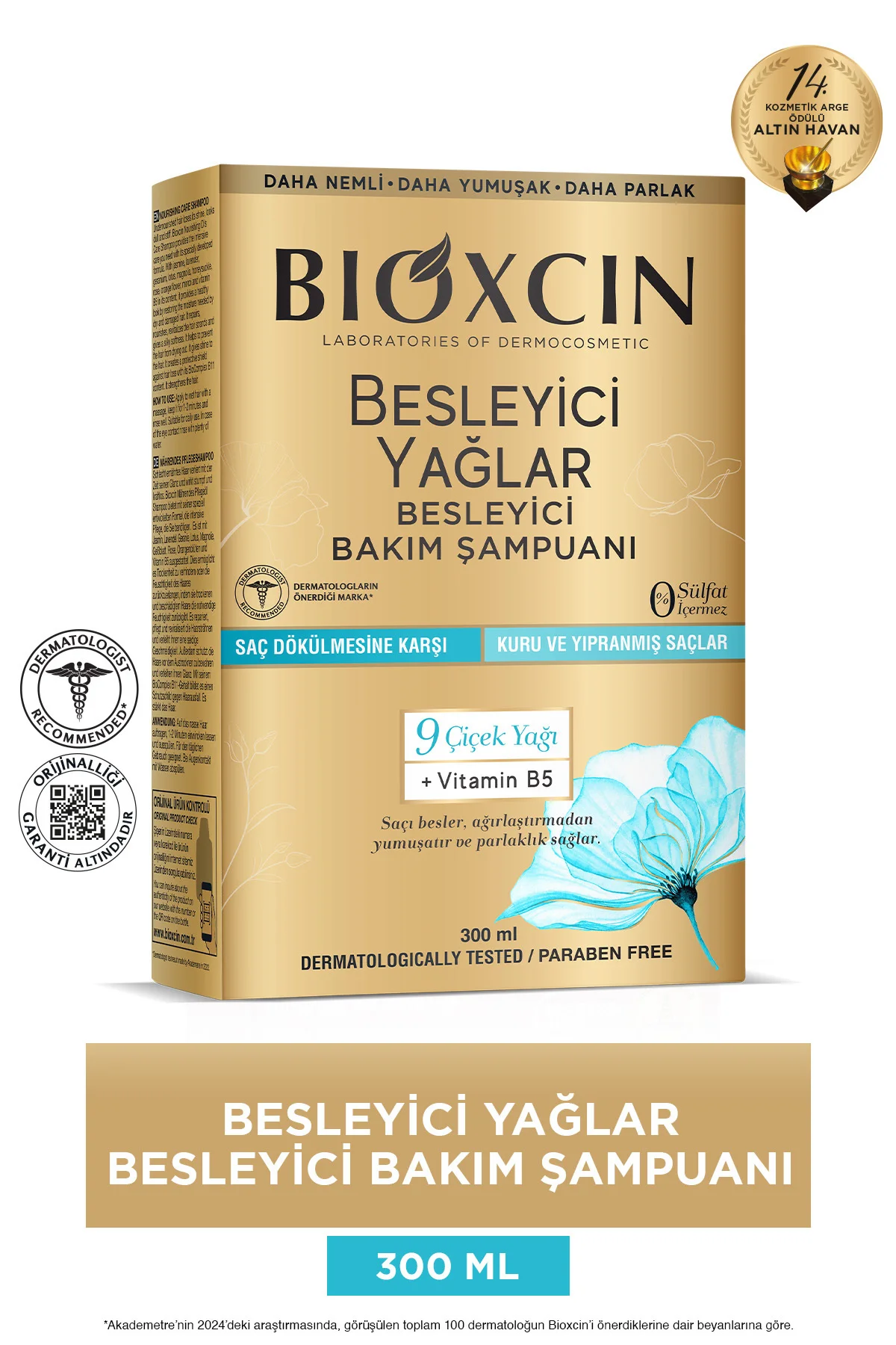 Besleyici Yağlar Onarıcı Bakım Şampuanı 300 Ml - Sülfatsız Kuru Ve Yıpranmış Saçlar Dökülme Karşıtı