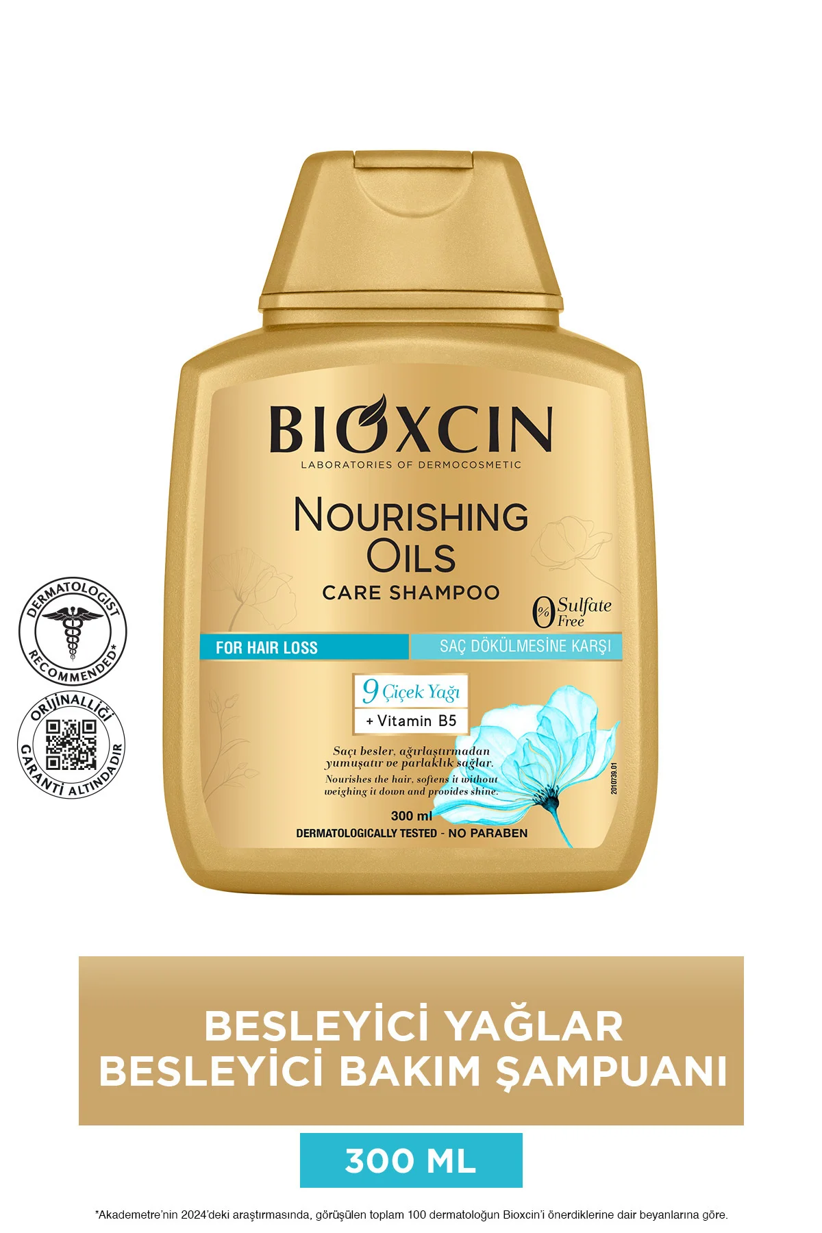Besleyici Yağlar Onarıcı Bakım Şampuanı 300 Ml - Sülfatsız Kuru Ve Yıpranmış Saçlar Dökülme Karşıtı