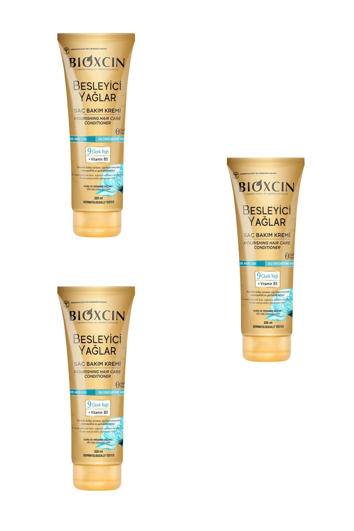 Besleyici Yağlar Saç Bakım Kremi (Kuru ve Yıpranmış Saçlar) 250 ml x 3 Adet Besleyici Yağlar Saç Bakım Kremi (Kuru ve Yıpranmış Saçlar) 250 ml x 3 Adet