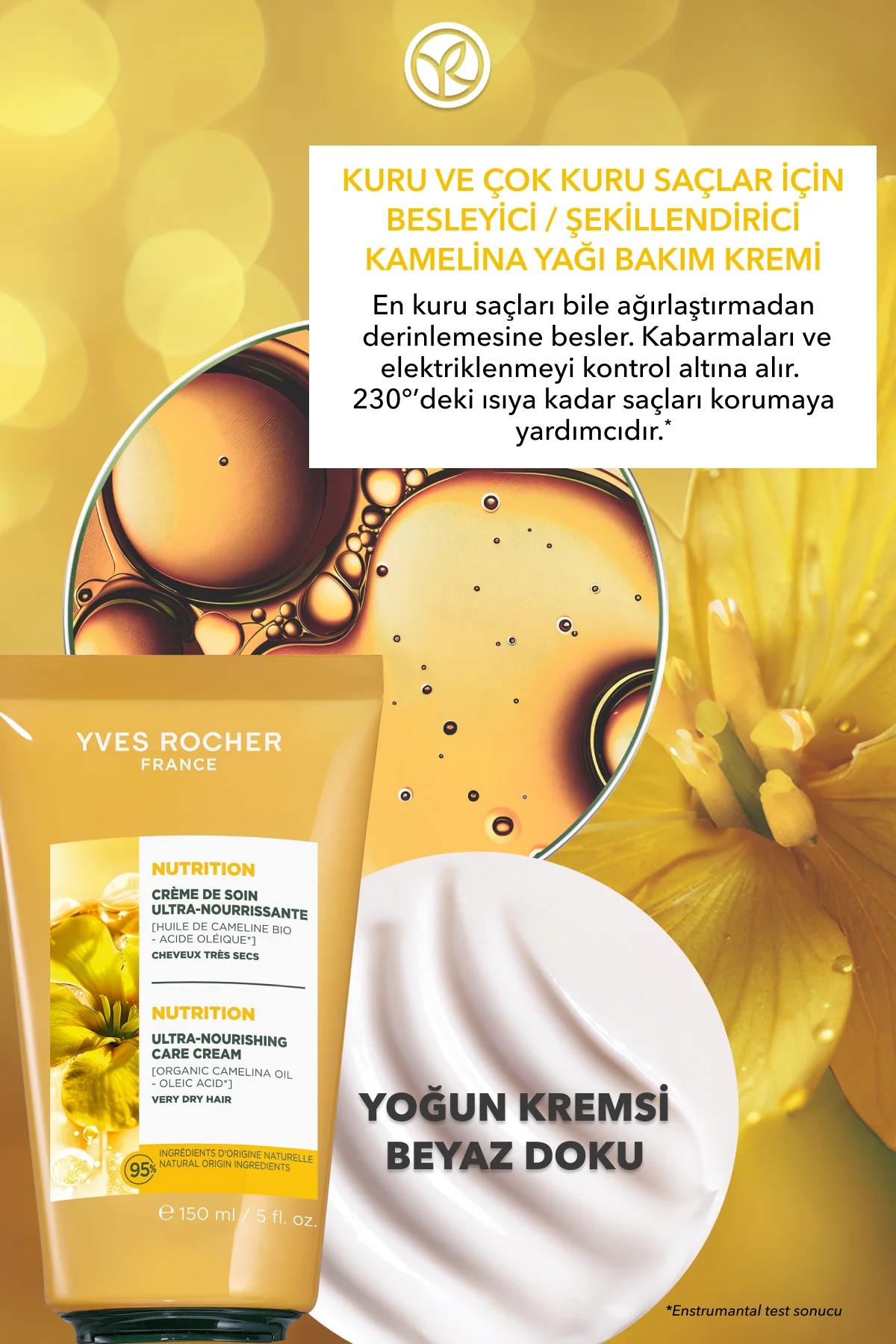 Besleyici/Şekillendirici Bakım Kremi - Kuru Çok Kuru Saçlar / Nut