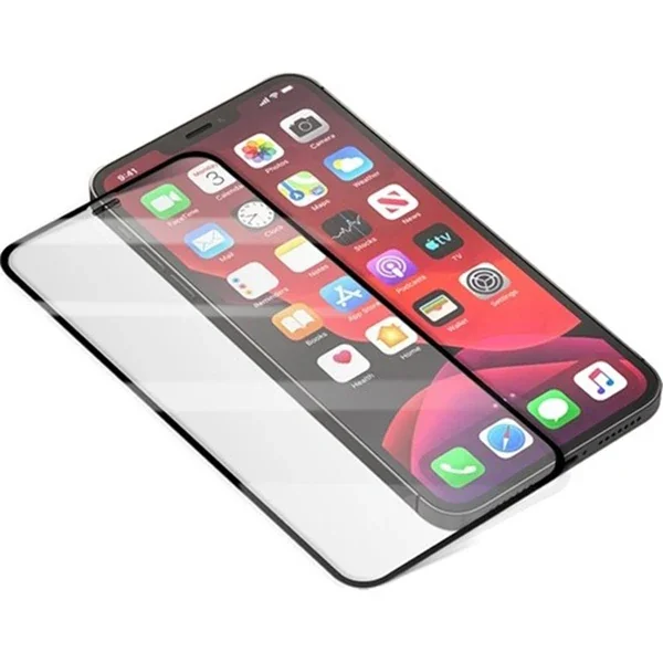 BEST iPhone 12 Pro Max 6.7 9H 3D Tempered Full Cam Ekran Koruyucu-1852