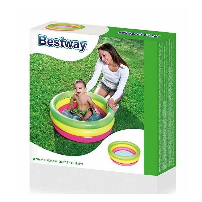 Bestway 3 Bölmeli Çocuk Havuzu 70x24 Cm 51128 Bestway 3 Bölmeli Çocuk Havuzu 70x24 Cm 51128