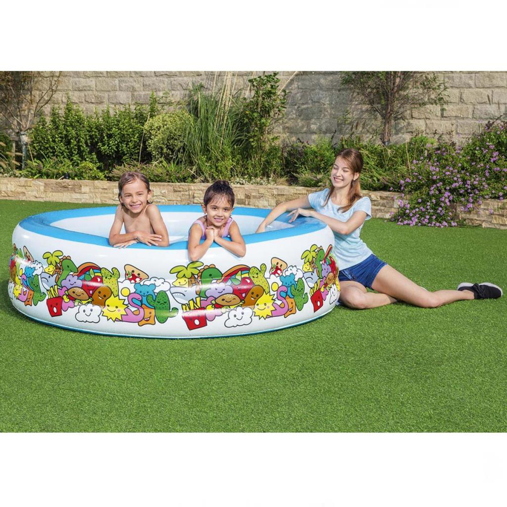 Bestway Şişme Jumbo Desenli Havuz 51122 Bestway Şişme Jumbo Desenli Havuz 51122