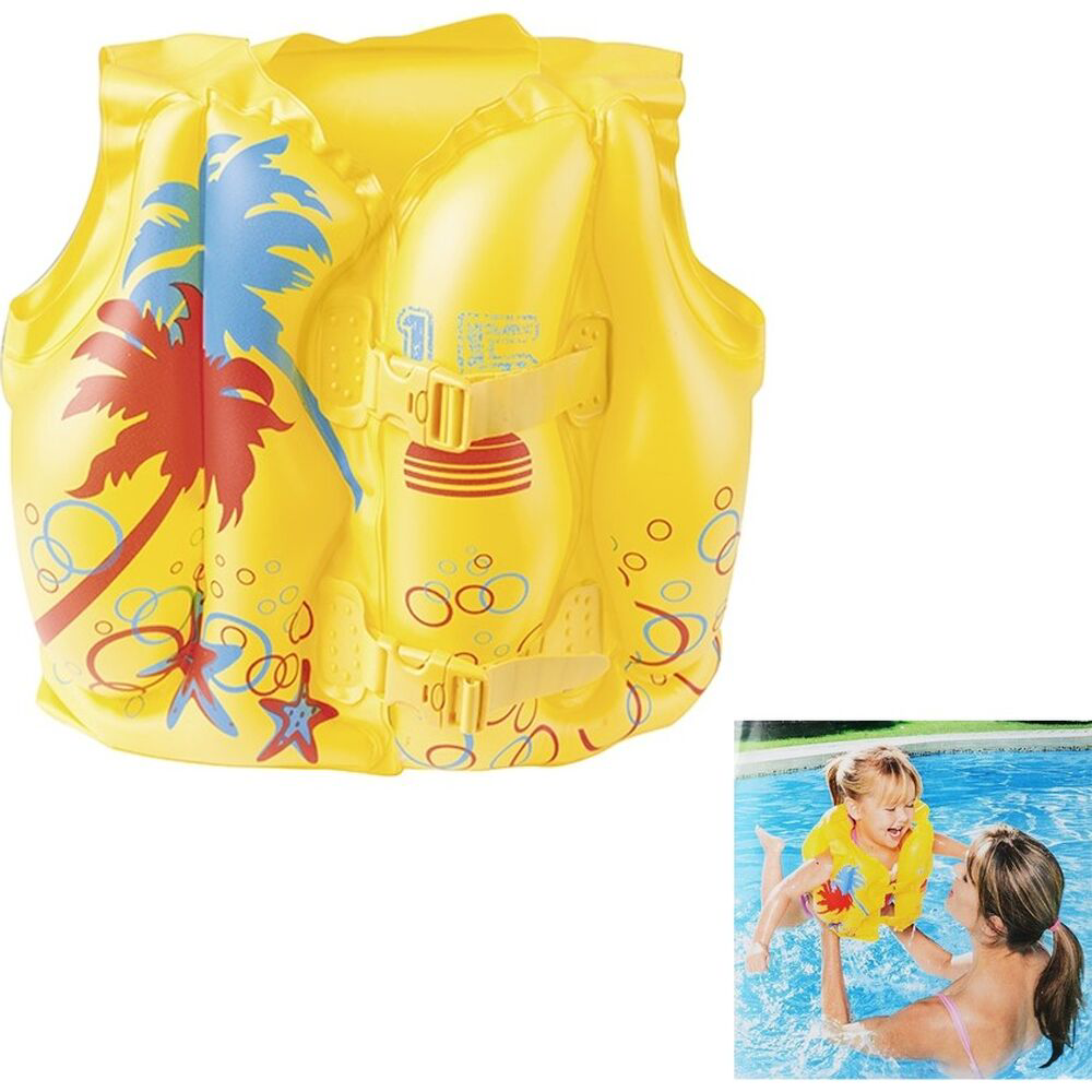 Bestway Tropikal Desenli Can Yeleği 41 Cm 32069 Bestway Tropikal Desenli Can Yeleği 41 Cm 32069