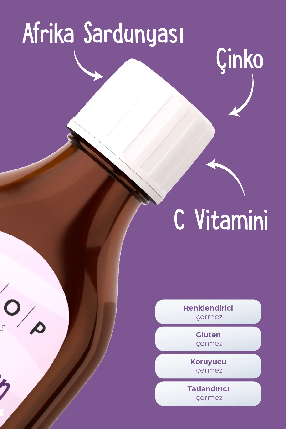 Beta Glukan 1,3/1,6 Kara Mürver, Vitamin C, Çinko Şurup 150 ml Fiyatı, Yorumları ve Özellikleri